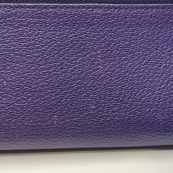 Loewe Purple Bifold Continental Wallet w/ Anagram - Preowned - Picture 8 of 15